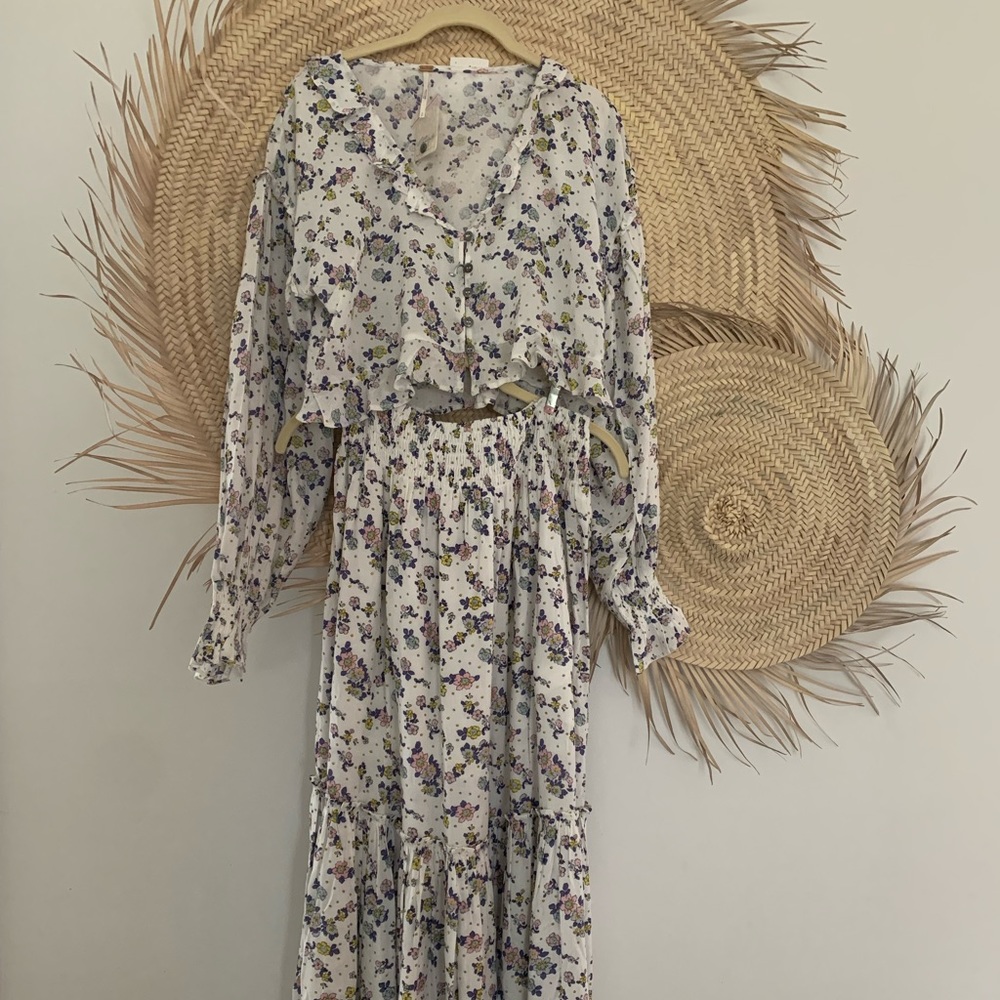 New Free people two piece set